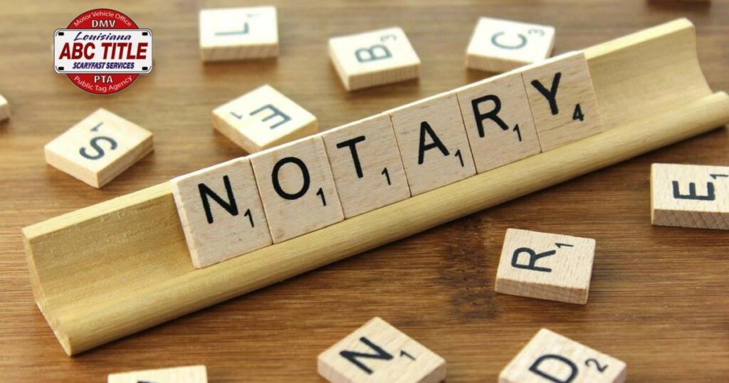 Notary Scrabble Tiles